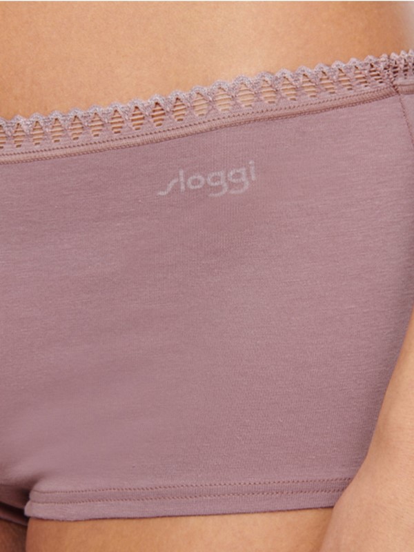 Sloggi Go Crush Short 3 τεμ. V001 Μπεζ/Μόκα/Animal - Image 6