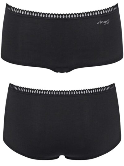Alternative view of Sloggi Go Crush Short 3 τεμ. M008 Μπλε/Εμπριμέ/Μαύρο