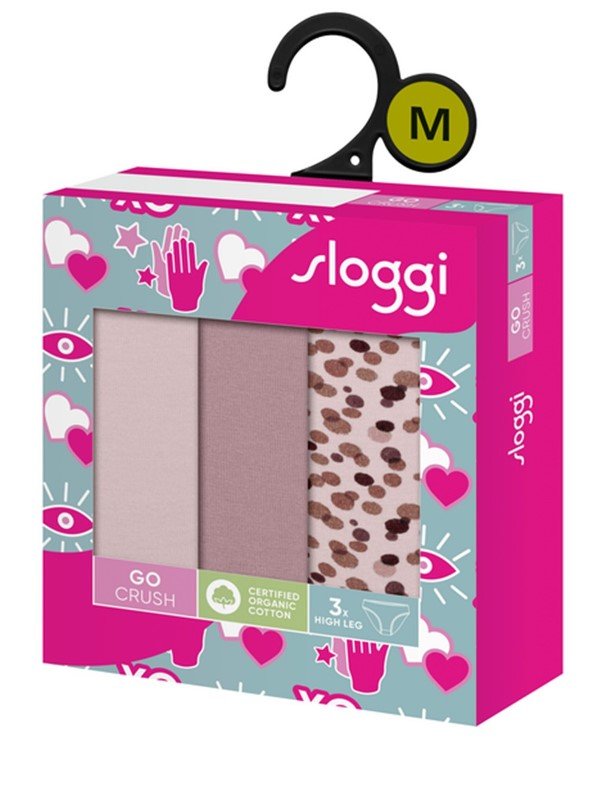 Sloggi Go Crush H High Leg 3 τεμ. V001 Μπεζ/Μόκα/Animal - Image 7