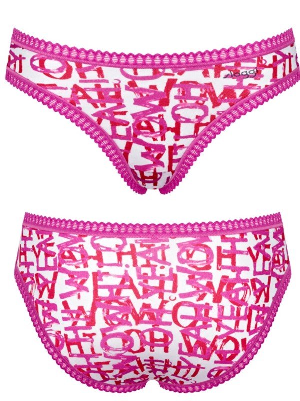 Sloggi Go Crush Mini 3 τεμ . M020 Φούξια/Λιλά/Εμπριμέ - Image 4