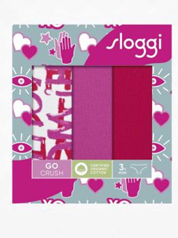 Sloggi Go Crush Mini 3 τεμ . M020 Φούξια/Λιλά/Εμπριμέ - Image 6