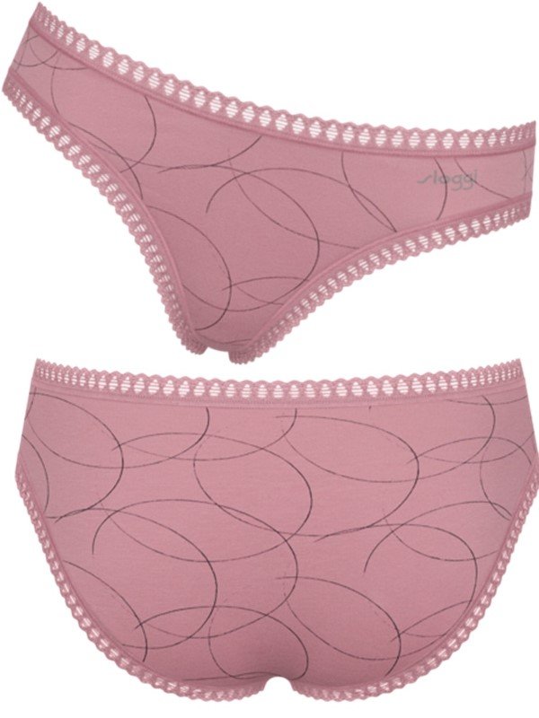 Sloggi Go Crush Mini 3 τεμ. V002 Ροζ Antigue/Σάπιο μήλο/Εμπριμέ - Image 6