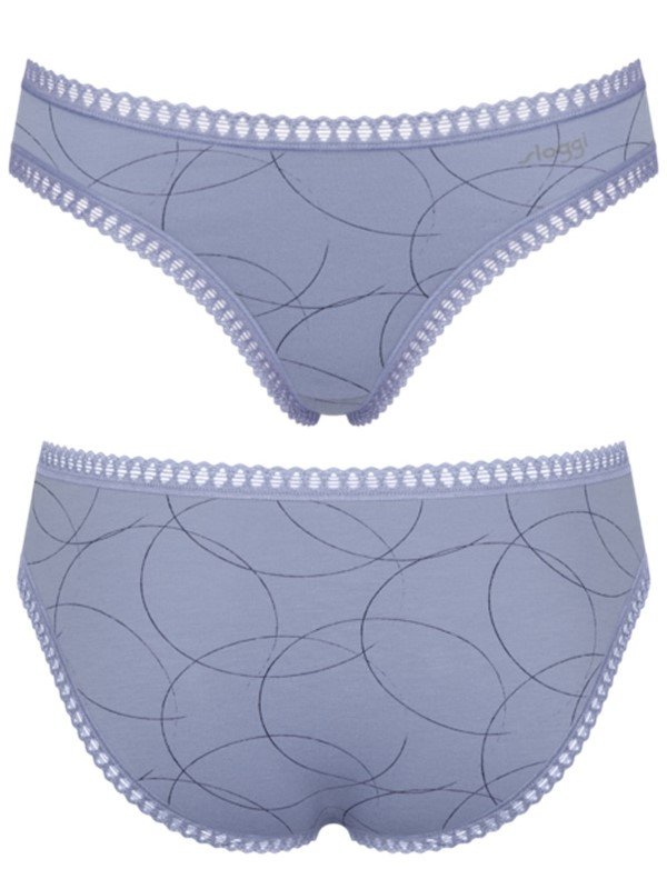 Sloggi Go Crush Mini 3 τεμ. V008 Ραφ/Βεραμάν/Μελιτζανί - Image 5
