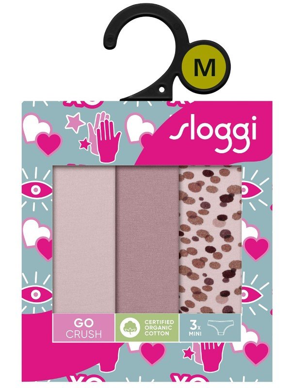 Sloggi Go Crush Mini 3 τεμ . V001 Μπεζ/Μόκα/Animal - Image 7