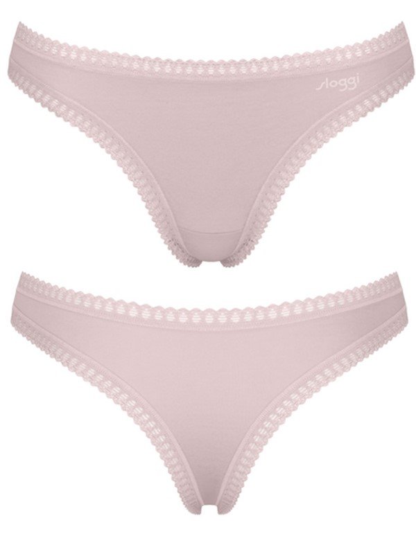 Sloggi Go Crush String 3 τεμ. V001 Μπεζ/Μόκα/Animal - Image 5