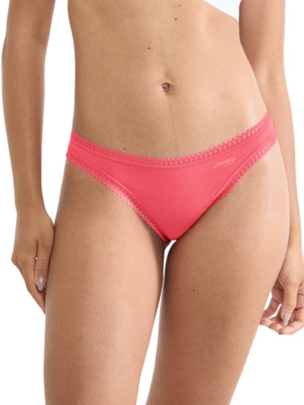 Sloggi Go Crush String 3 τεμ. MOO5 Σομόν/Κοραλί/Εμπριμέ - Image 3