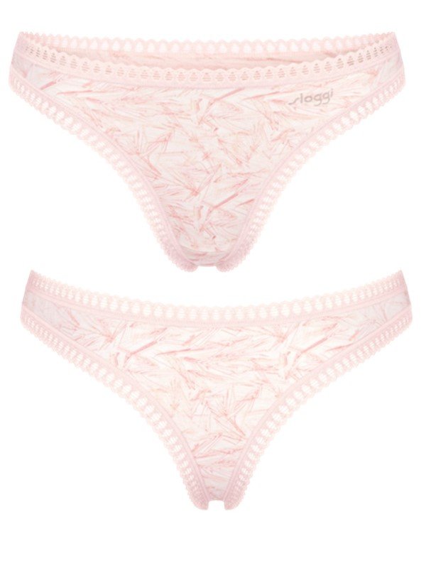 Sloggi Go Crush String 3 τεμ. MOO5 Σομόν/Κοραλί/Εμπριμέ - Image 6