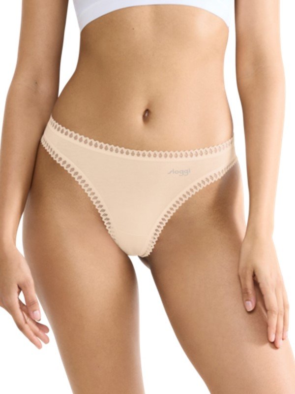 Sloggi Go Crush String 3 τεμ. V002 Ροζ Antique/Σάπιο μήλο/Εμπριμέ - Image 4