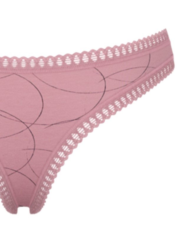 Sloggi Go Crush String 3 τεμ. V002 Ροζ Antique/Σάπιο μήλο/Εμπριμέ - Image 6