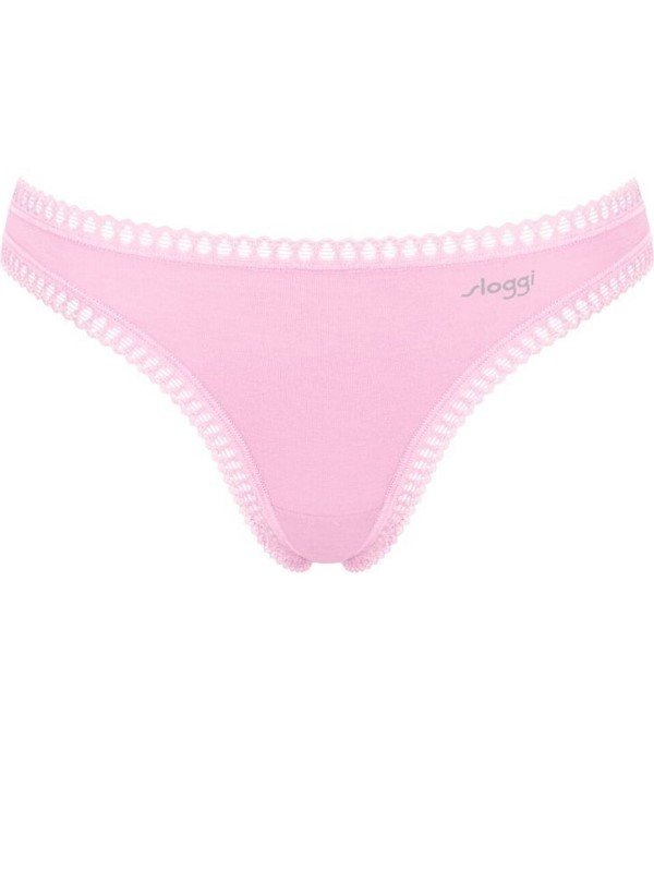Sloggi Go Crush String 3 τεμ. V004 Μπλε All Over/Ροζ/Σιέλ - Image 3