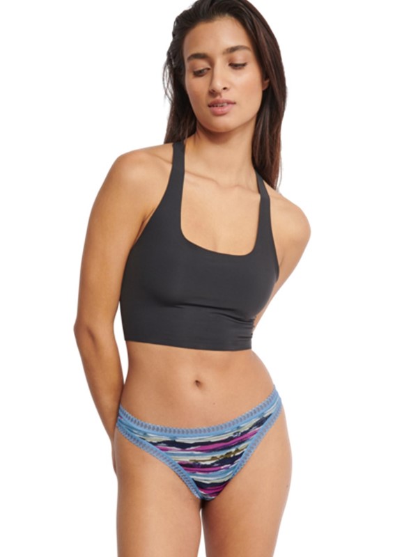 Sloggi Go Crush String 3 τεμ. M010 Λαδί/Σιέλ/Εμπριμέ - Image 4