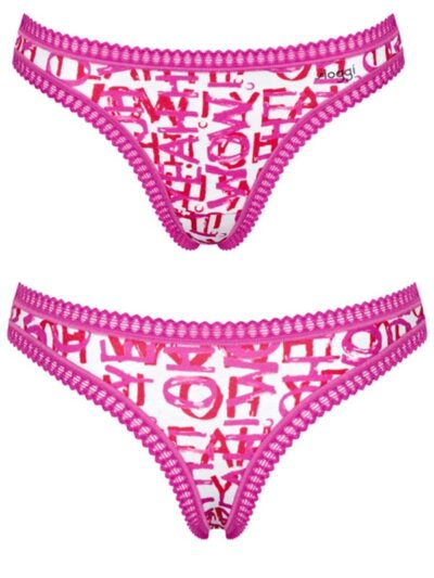 Alternative view of Sloggi Go Crush String 3 τεμ. M020 Φούξια/Λιλά/Εμπριμέ