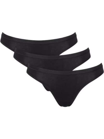 Alternative view of Sloggi Go Daily Cotton Mini 3 τεμ. 0004  Μαύρο/Μαύρο/Μαύρο