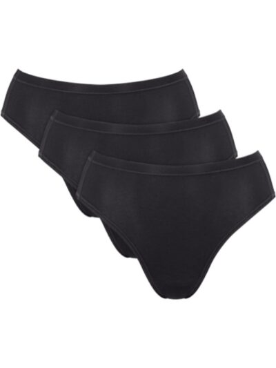 Alternative view of Sloggi Go Daily Cotton Tai 3 τεμ. 0004  Μαύρο/Μαύρο/Μαύρο