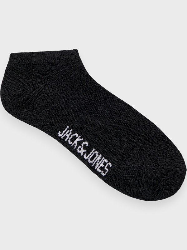 Κάλτσες Κοντές Βαμβακερές Jack & Jones 5 ζεύγη Μαύρο - Image 3
