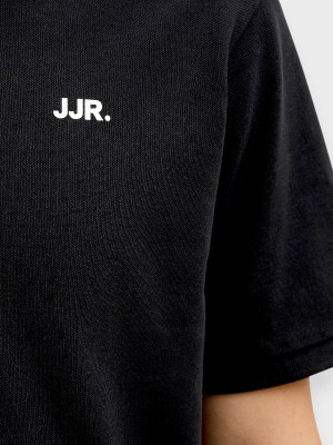 Μπλούζα Βαμβακερή Polo JJ Rebel Μαύρο - Image 4