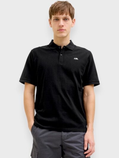 Μπλούζα Βαμβακερή Polo JJ Rebel Μαύρο
