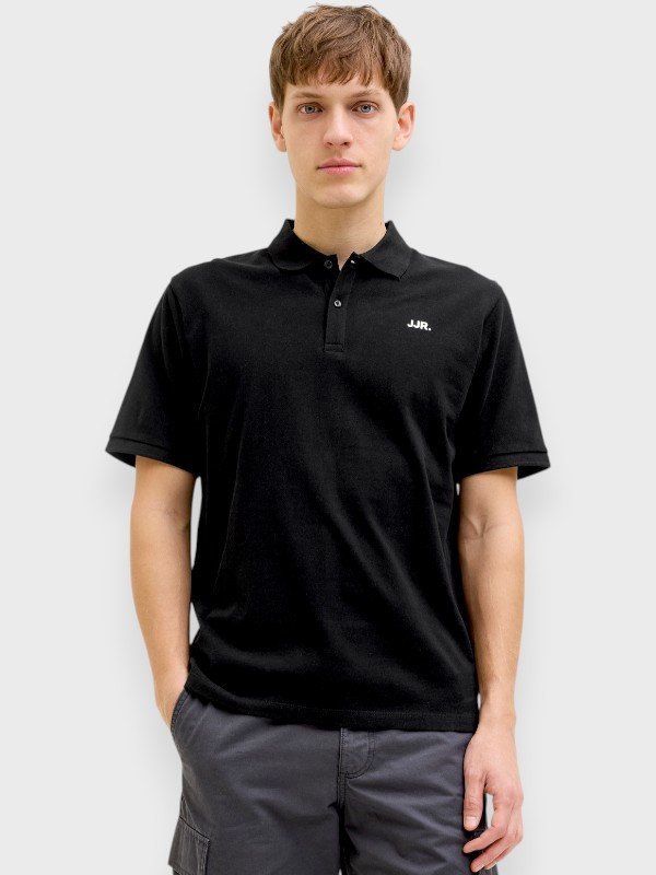 Μπλούζα Βαμβακερή Polo JJ Rebel Μαύρο