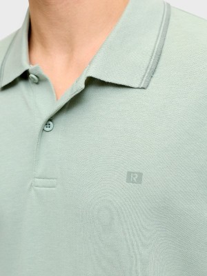 Μπλούζα Βαμβακερή Polo JJ Rebel Aqua Gray - Image 3