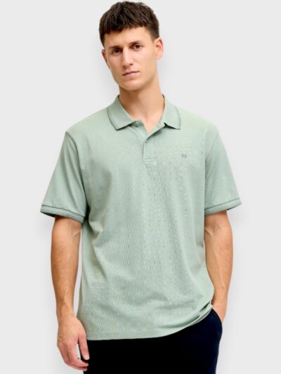 Μπλούζα Βαμβακερή Polo JJ Rebel  Aqua Gray