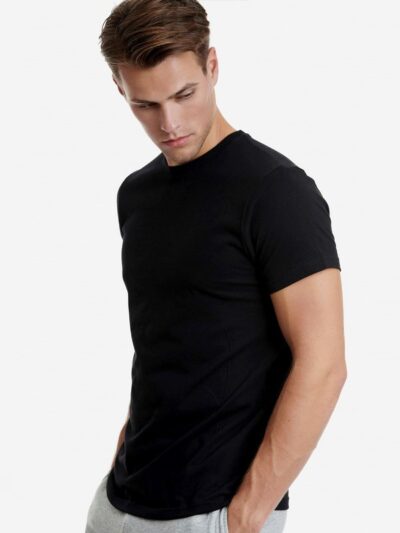 Alternative view of T-Shirt Βαμβακερό Walk  Μαύρο