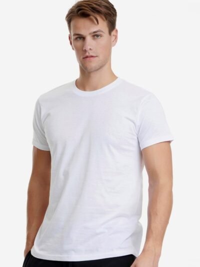 T-Shirt Βαμβακερό Walk  Λευκό