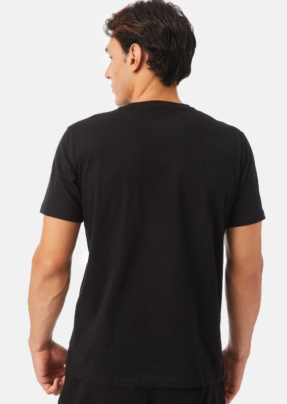 Φανέλα T-shirt Μινέρβα Μαύρο - Image 2