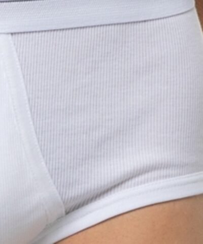 Alternative view of Slip classic ύφανση ριγέ Mινέρβα  Λευκό