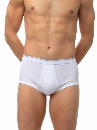 Slip classic ύφανση ριγέ Mινέρβα  Λευκό