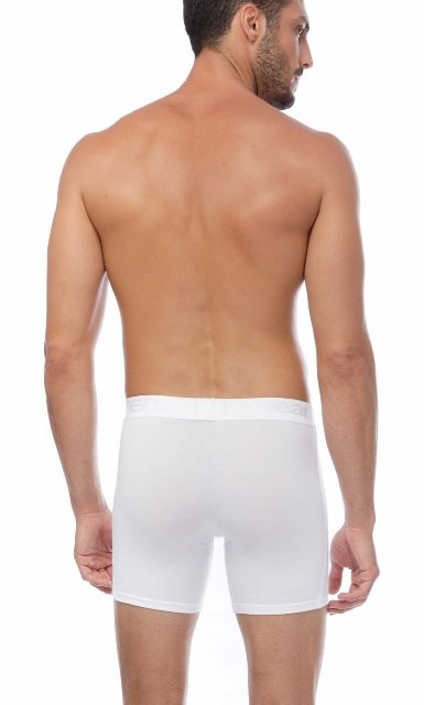 Boxer Long Mengear Μινέρβα 2 τεμ. Λευκό - Image 2