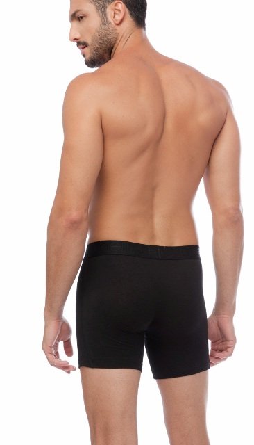 Boxer Long Mengear Μινέρβα 2 τεμ. Μαύρο - Image 2