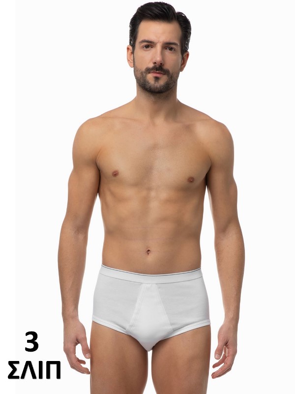 Slip classic Mινέρβα 3 τεμ. Λευκό