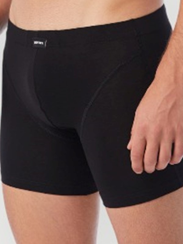 Boxer Μινέρβα Sporties Long 2 τεμ. Μαύρο - Image 4