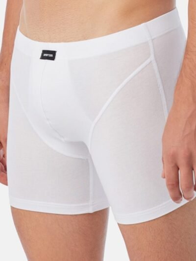 Alternative view of Boxer Μινέρβα Sporties Long 2 τεμ.  Λευκό