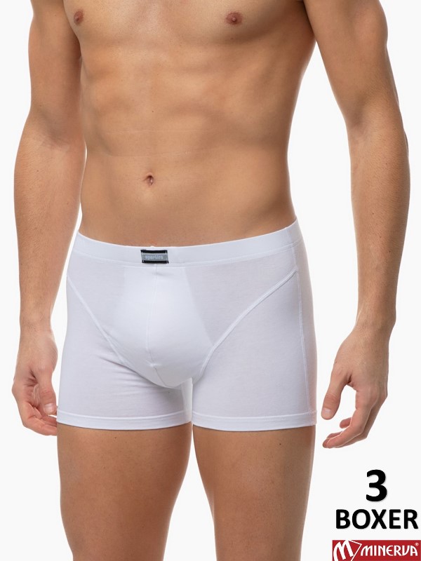 Boxer Μινέρβα Sporties 3 τεμ. Λευκό