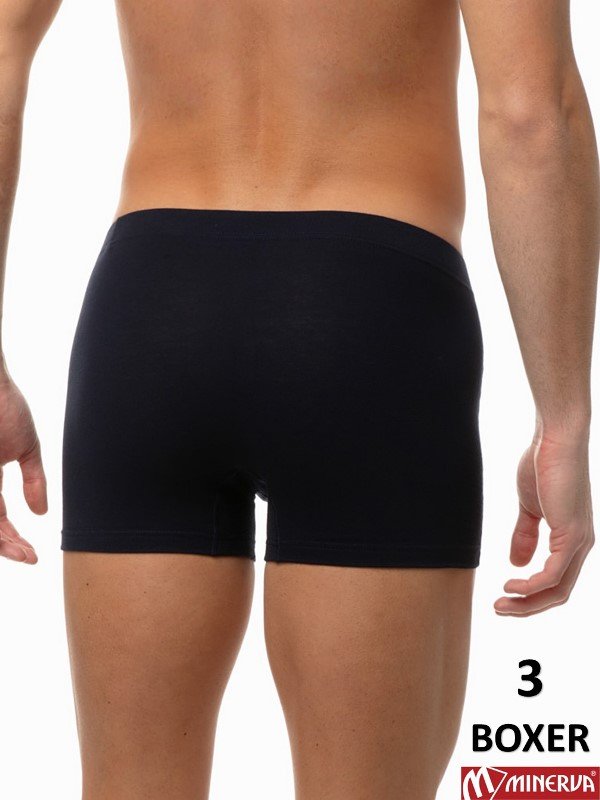 Boxer Μινέρβα Sporties 3 τεμ. Μαρίν - Image 2