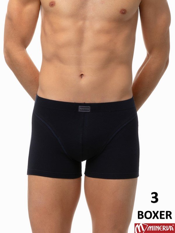 Boxer Μινέρβα Sporties 3 τεμ. Μαρίν