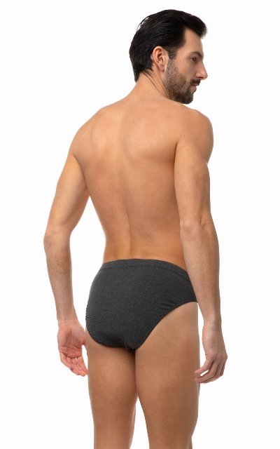 Slip Sporties Μινέρβα 3 τεμ. Γραφίτης Μελανζέ - Image 3