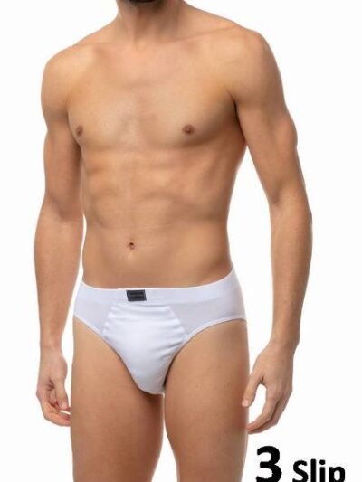 Slip Sporties Μινέρβα 3 τεμ.  Λευκό