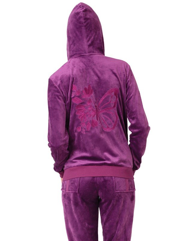 Σετ Homewear Βελούδο Lydia Μωβ - Image 4