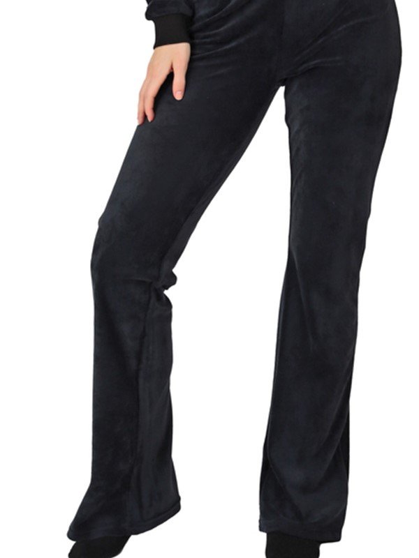Σετ Homewear Βελούδο Lydia Μαύρο - Image 5