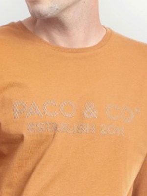 Alternative view of Μπλούζα Βαμβακερή Paco & Co  Καμηλό