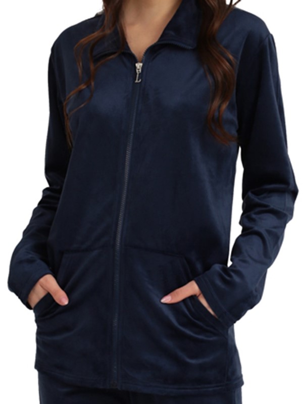 Σετ Homewear Βελούδο Lydia Μαρίν - Image 2