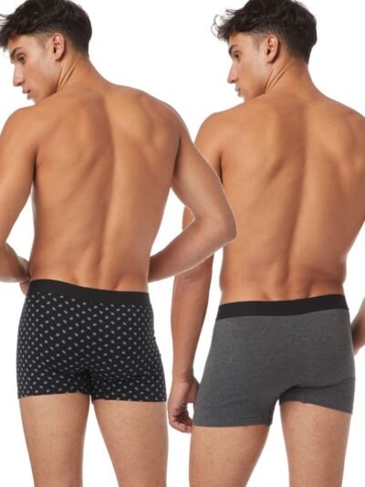 Alternative view of Boxer Μινέρβα Mengear 2 τεμ.  Μαύρο/Ανθρακί