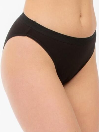 Κυλοτάκι βαμβακερό Bikini Fay Μαύρο