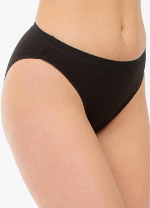 Κυλοτάκι βαμβακερό Bikini Fay Μαύρο