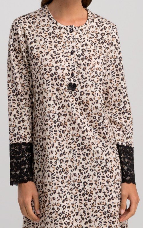 Νυχτικό Βαμβακερό Giota Animal print - Image 2