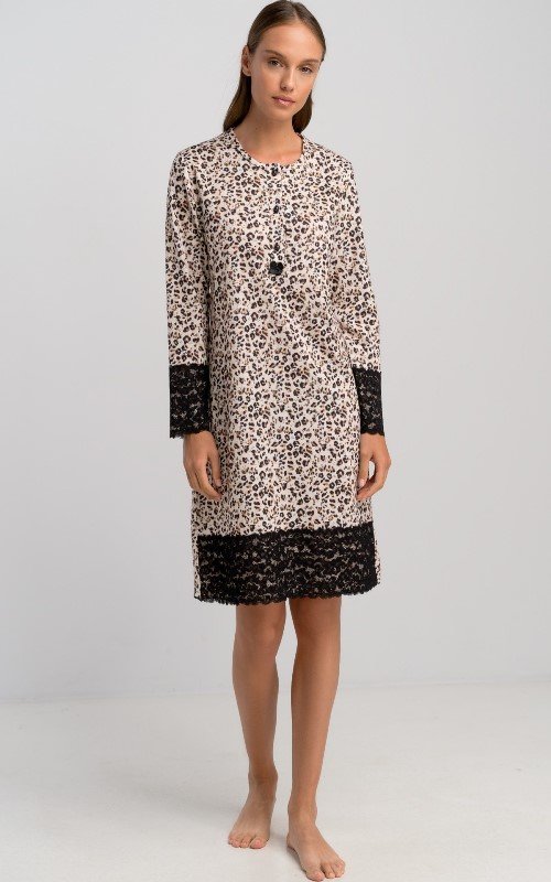 Νυχτικό Βαμβακερό Giota Animal print