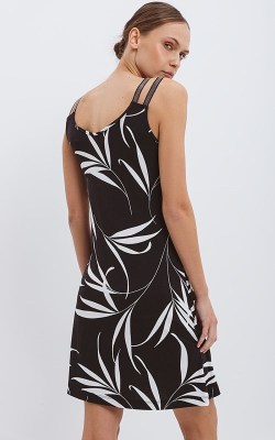 Φόρεμα Viscose Giota Μαύρο - Image 3