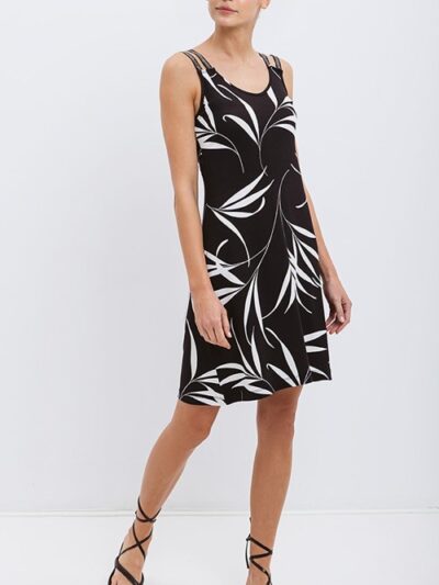 Φόρεμα Viscose Giota  Μαύρο